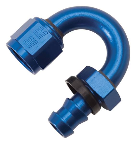 Russell - Russell Performance -10 AN Twist-Lok 180 Degree Hose End (15/16in Radius) - 626080