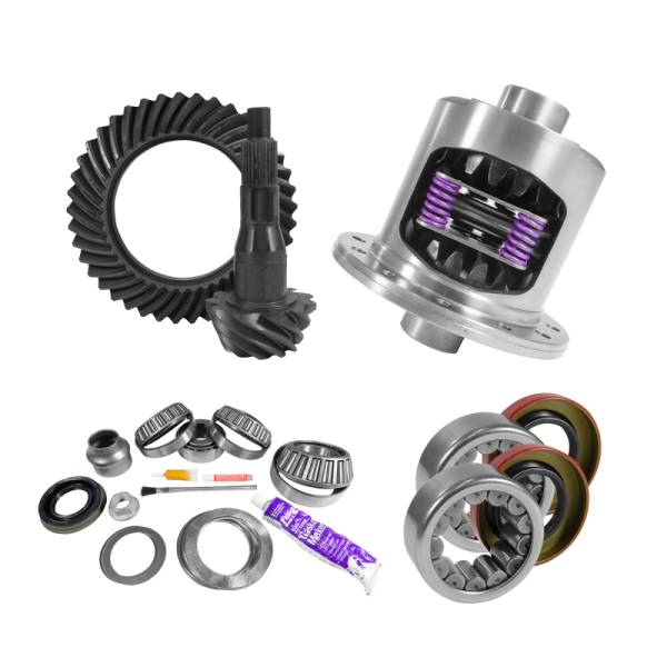 Yukon Gear & Axle - Yukon Gear & Axle Yukon 9.75in Ford 3.55 Rear Ring & Pinion Install Kit 34 Spline Positraction Axle Bearings - YGK2103