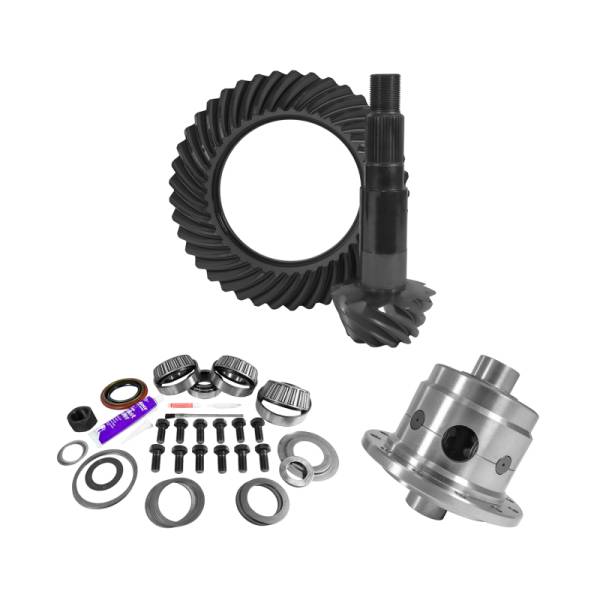 Yukon Gear & Axle - Yukon Gear & Axle Yukon 11.25in Dana 80 Thin 3.73 Rear Ring & Pinion Install Kit 35 Spline Positraction 4.125in - YGK2166