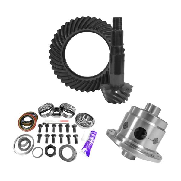 Yukon Gear & Axle - Yukon Gear & Axle Yukon 11.25in Dana 80 Thin 3.73 Rear Ring & Pinion Install Kit 35 Spline Positraction 4.375in - YGK2180