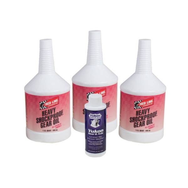 Yukon Gear & Axle - Yukon Gear & Axle Redline Synthetic Shock Proof Oil w/ Positraction Additive. 3 Quarts - OK 3-QRT-A