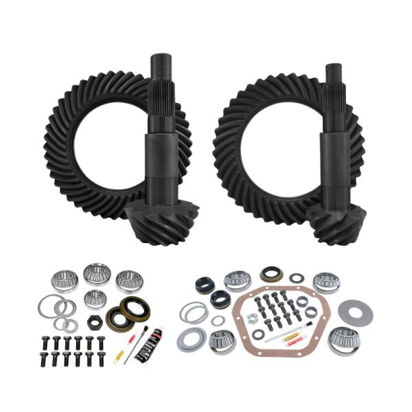 Yukon Gear & Axle - Yukon Gear & Axle & Install Kit Package for 99-16 Ford F350 Dana 60 Front/Dana 80 Rear 3.73 Ratio - YGK143