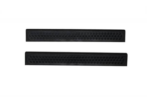 AVS - AVS Universal Stepshields Door Sills 2pc - Black - 88407