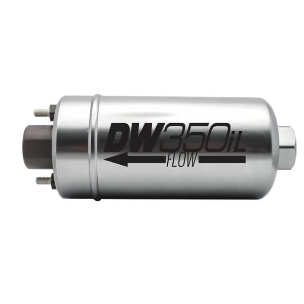 DeatschWerks - DeatschWerks 350 LPH DW350iL In-Line External Fuel Pump (No Bracket) - 9-350