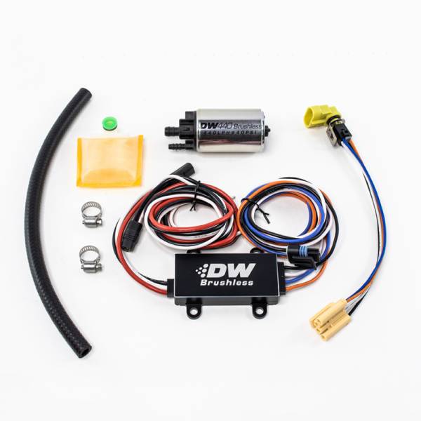 DeatschWerks - DeatschWerks DW440 440lph Brushless Fuel Pump w/ Single Speed Controller - 9-441-C101-0900