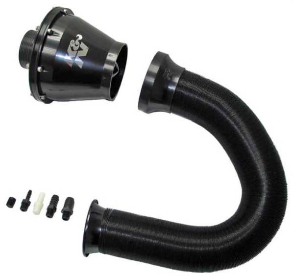 K&N Engineering - K&N Engineering Universal Apollo Black Cold Air Intake - 70mm OD FLG PP - RC-5052AB