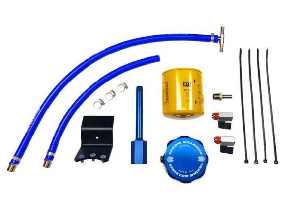 Sinister Diesel - Sinister Diesel 11-16 Ford Powerstroke 6.7L (Engine Mount) Coolant Filtration System - SD-CF-6.7P-11