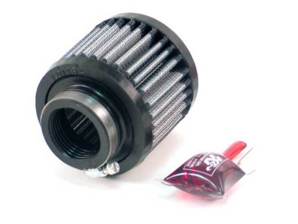 K&N Engineering - K&N Engineering 1.375in Flange ID x 3in OD x 2.5in H Rubber Base Crankcase Vent Filter - 62-1430