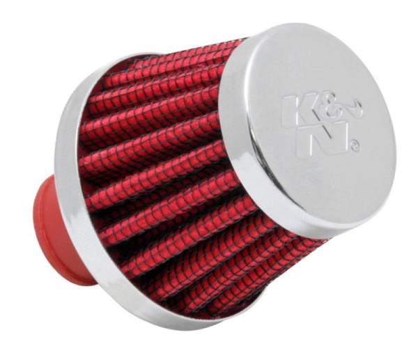 K&N Engineering - K&N Engineering 2in Base OD x .375in Flange ID x 1.75in H Rubber Base Crankcase Vent Filter - 62-1600RD