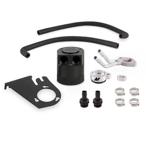 Mishimoto - Mishimoto 11-16 Ford 6.7L Powerstroke Baffled Oil Catch Can Kit - MMBCC-F2D-11BE