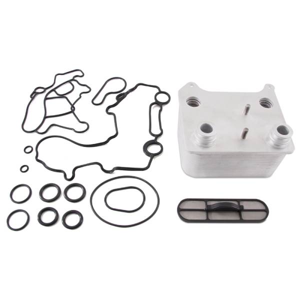 Mishimoto - Mishimoto 03-07 Ford 6.0L Powerstroke Replacement Oil Cooler Kit - MMOC-F2D-03
