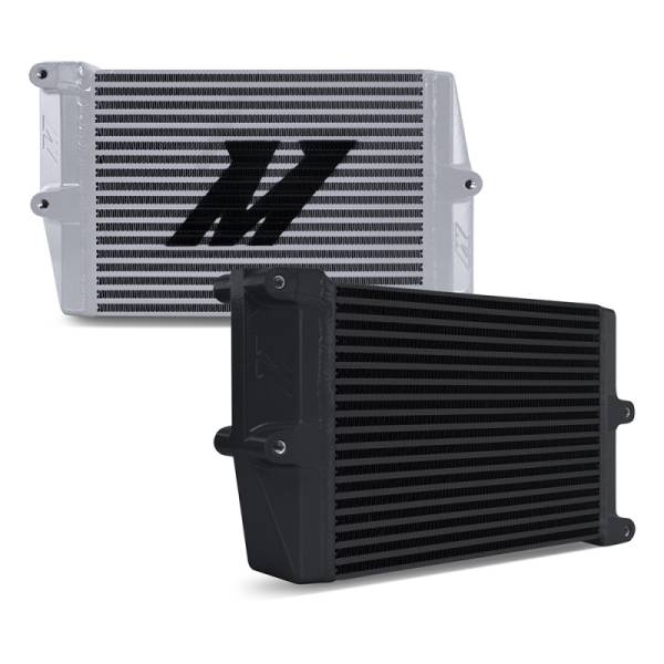 Mishimoto - Mishimoto Heavy-Duty Oil Cooler - 10in. Opposite-Side Outlets - Black - MMOC-OO-10BK