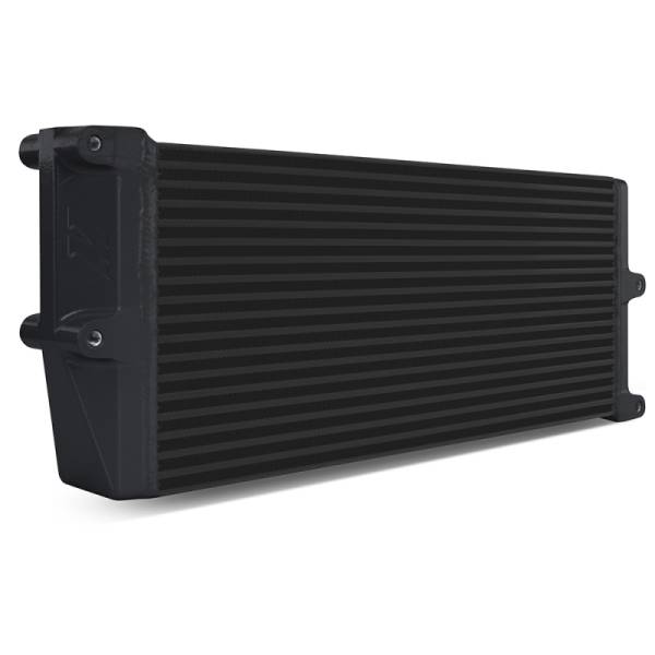 Mishimoto - Mishimoto Heavy-Duty Oil Cooler - 17in. Opposite-Side Outlets - Black - MMOC-OO-17BK