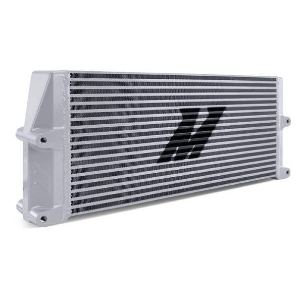 Mishimoto - Mishimoto Heavy-Duty Oil Cooler - 17in. Same-Side Outlets - Silver - MMOC-SSO-17SL