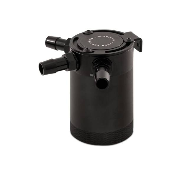 Mishimoto - Mishimoto Compact Baffled Oil Catch Can - 3-Port - MMBCC-CBTHR-BK