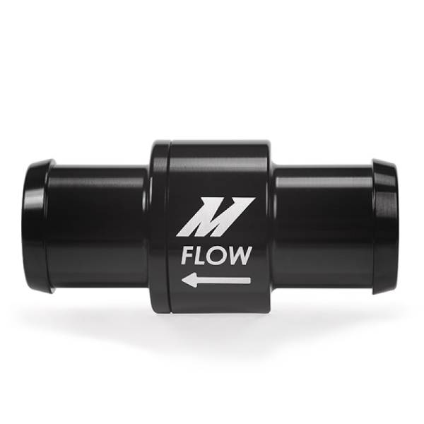 Mishimoto - Mishimoto One-Way Check Valve 3/4in Aluminum Fitting - Black - MMFT-CHKVLV-34