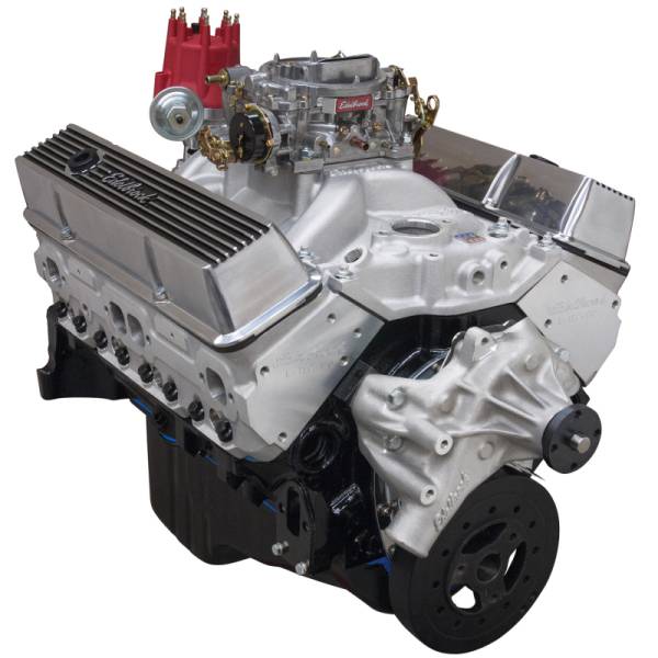 Edelbrock - Edelbrock Crate Engine Edelbrock 9 0 1 Performer E-Tec w/ Long Water Pump As Cast - 46420