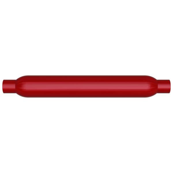 Magnaflow - Magnaflow Muffler Red Pack Series Glasspack 3.5in Rd 22in Body Length 2.25in/2.25in Inlet/Outlet - 13135
