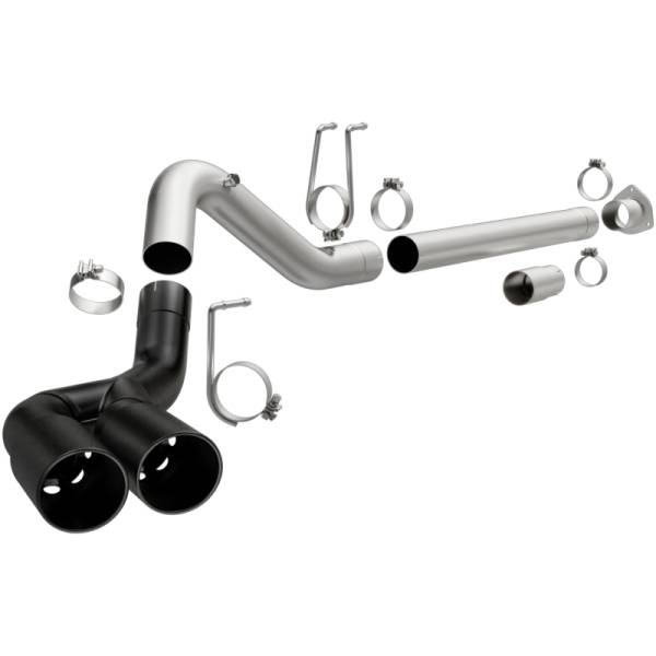 Magnaflow - Magnaflow 08-18 Ford F-250/F-350/F-450 4.6L/6.7 DPF-Back Black 4in Dual Single Rear Exit - 17068