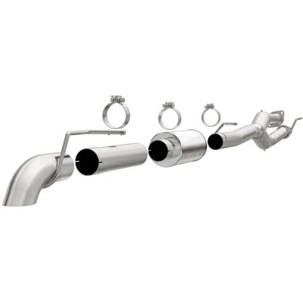 Magnaflow - Magnaflow 11-16 Ford F-250 6.2L 3.5in Single P/S Off Road Pro Series Performance C/B Exhaust - 17200