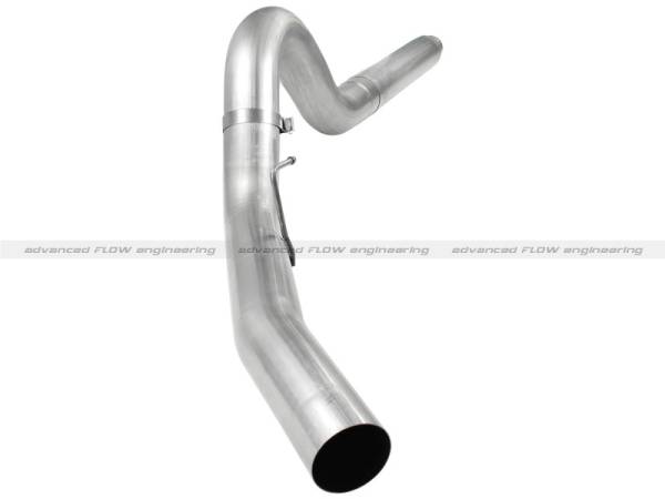 aFe - aFe Atlas 5in DPF-Back Aluminized Steel Exh Sys, Ford Diesel Trucks 08-10 V8-6.4L (td) No tip - 49-03054