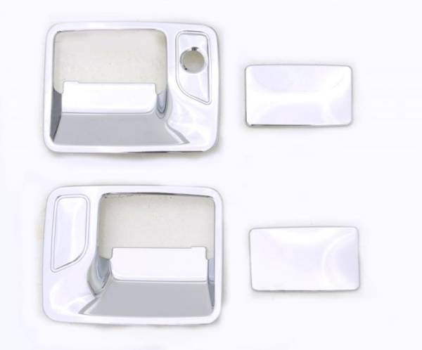 AVS - AVS 99-16 Ford F-250 (w/o Passenger Keyhole) Door Handle Covers (2 Door) 4pc Set - Chrome - 685203