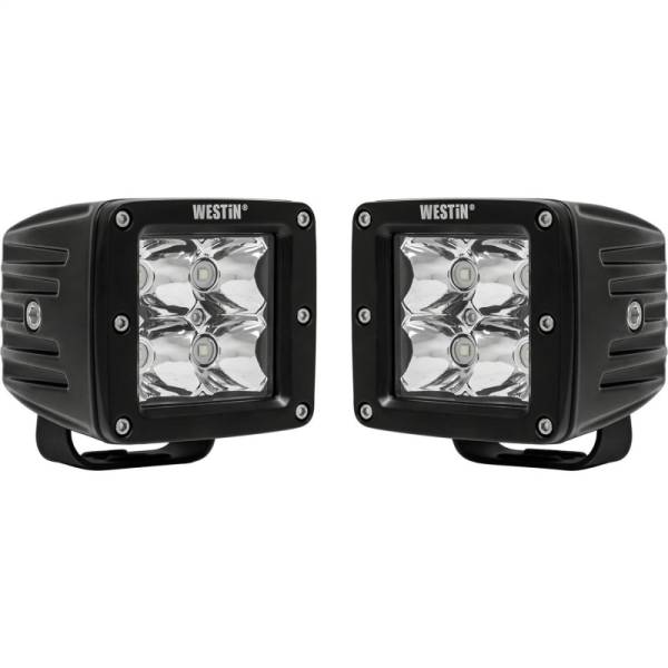 Westin - Westin Compact LED -4 5W Cree 3 inch x 3 inch (Set of 2) - Black - 09-12200A-PR