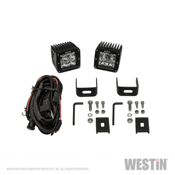 Westin - Westin Compact LED 5W 3.2 inch x 3 inch (Set of 2) - Black - 09-12200B-PR
