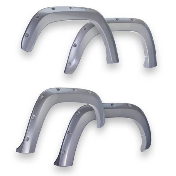 EGR - EGR 11-15 Ford Super Duty Bolt-On Look Color Match Fender Flares - Set - Ingot Silver - 793814-UX