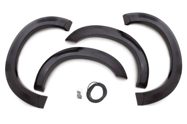 LUND - LUND 99-07 Ford F-250 Ex-Extrawide Style Smooth Elite Series Fender Flares - Black (4 Pc.) - EX311S