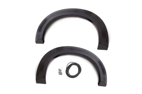 LUND - LUND 99-07 Ford F-250 Ex-Extrawide Style Smooth Elite Series Fender Flares - Black (2 Pc.) - EX311SB