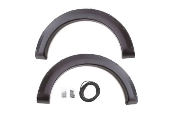 LUND - LUND 99-10 Ford F-250 RX-Rivet Style Smooth Elite Series Fender Flares - Black (2 Pc.) - RX311SB