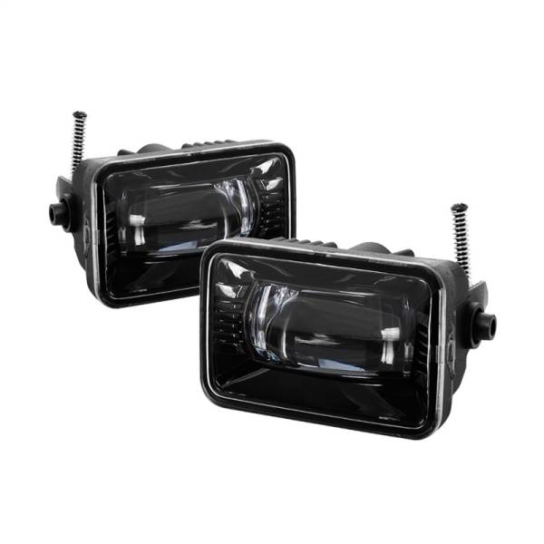 SPYDER - SPYDER 15-18 Ford F-150 / 17-18 Ford F-250/F-350 Full LED Fog Lights - w/o Switch (FL-LED-PRO-4) - 9043277