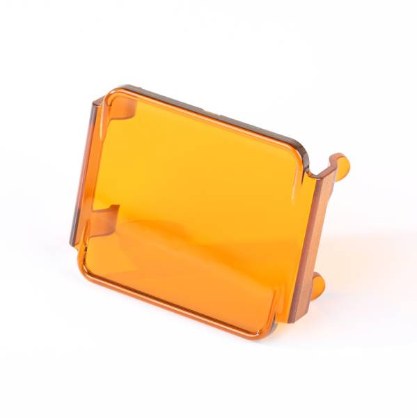 Rugged Ridge - Rugged Ridge 3 Inch Square LED Light Cover Amber - 15210.67