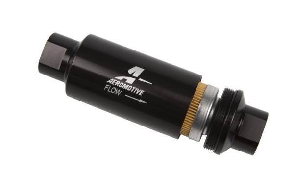 Aeromotive - Aeromotive In-Line Filter - AN-10 - Black - 10 Micron - 12321