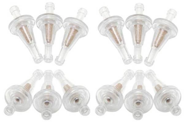 K&N Engineering - K&N Engineering 0.25in Flange 2.15in Length 1in OD Sintered Porous Bronze Fuel Filter (Set of 12) - 81-0220