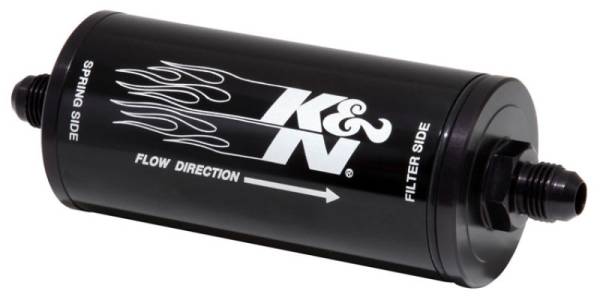 K&N Engineering - K&N Engineering 2in OD x 6in L 6AN 25 Micron In-Line Fuel/Oil FIlter - 81-1000
