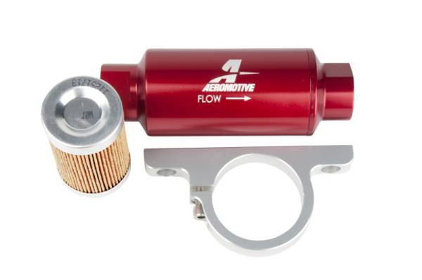 Aeromotive - Aeromotive Filter / Bracket Combo Kit - 12301 Filter / 12305 Billet Bracket - 12336