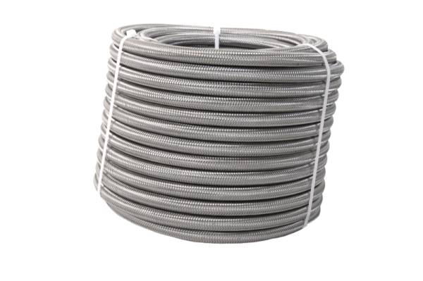 Aeromotive - Aeromotive PTFE SS Braided Fuel Hose - AN-08 x 8ft - 15305