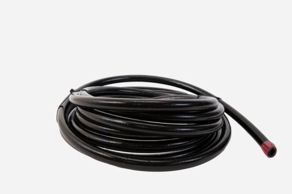 Aeromotive - Aeromotive PTFE SS Braided Fuel Hose - Black Jacketed - AN-10 x 12ft - 15329