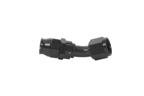 Aeromotive - Aeromotive PTFE Hose End - AN-10 - 45 Deg - Black Anodized - 15357