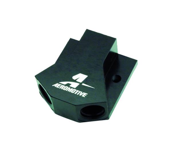 Aeromotive - Aeromotive Y Block -10 AN to Two -8 AN - 15620