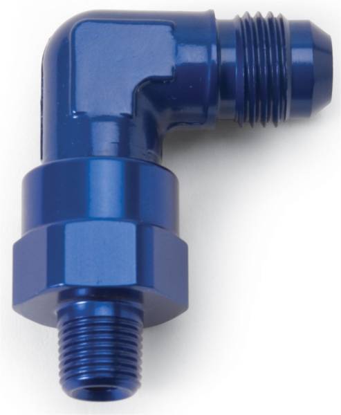 Russell - Russell Performance -10 AN 90 Degree Male to Male 1/2in Swivel NPT Fitting - 614110