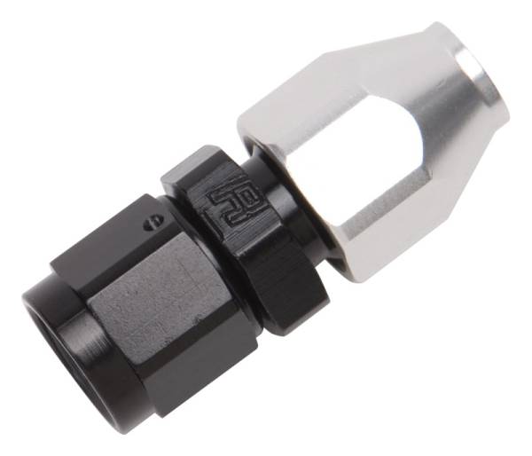 Russell - Russell Performance Black/Silver -6 AN Female Swivel to 3/8in Aluminum Tube - 639203