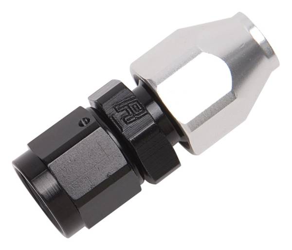 Russell - Russell Performance Black/Silver -6 AN Male 37 Degree to 3/8in Aluminum Tube - 639213