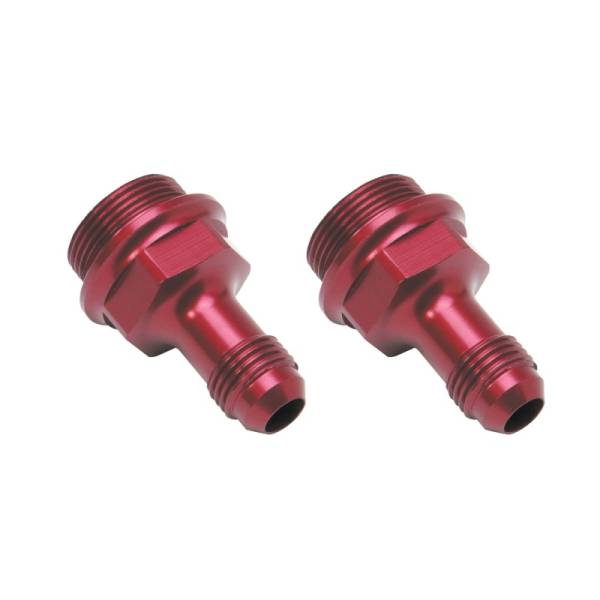 Russell - Russell Performance 7/8in -20 x -6 AN Male Flare Extended (2 pcs.) (Red/Blue) - 640360