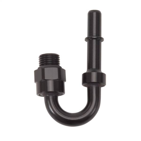 Russell - Russell Performance Adapter Fitting 3/8in SAE Quick Disconnect 180 DEG - Blk - 644043