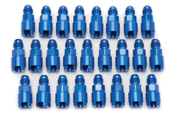 Russell - Russell Performance Adapter -6 AN Male to 5/16in Quick Disconnect Screw - Blue (Bulk Pkg 25) - 644118