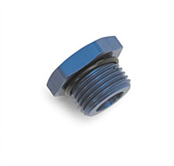 Russell - Russell Performance -10 AN Straight Thread Plug (Blue) - 660290