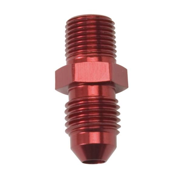 Russell - Russell Performance -4 AN MALE X 1/8in NPT MALE (Red) - 660424